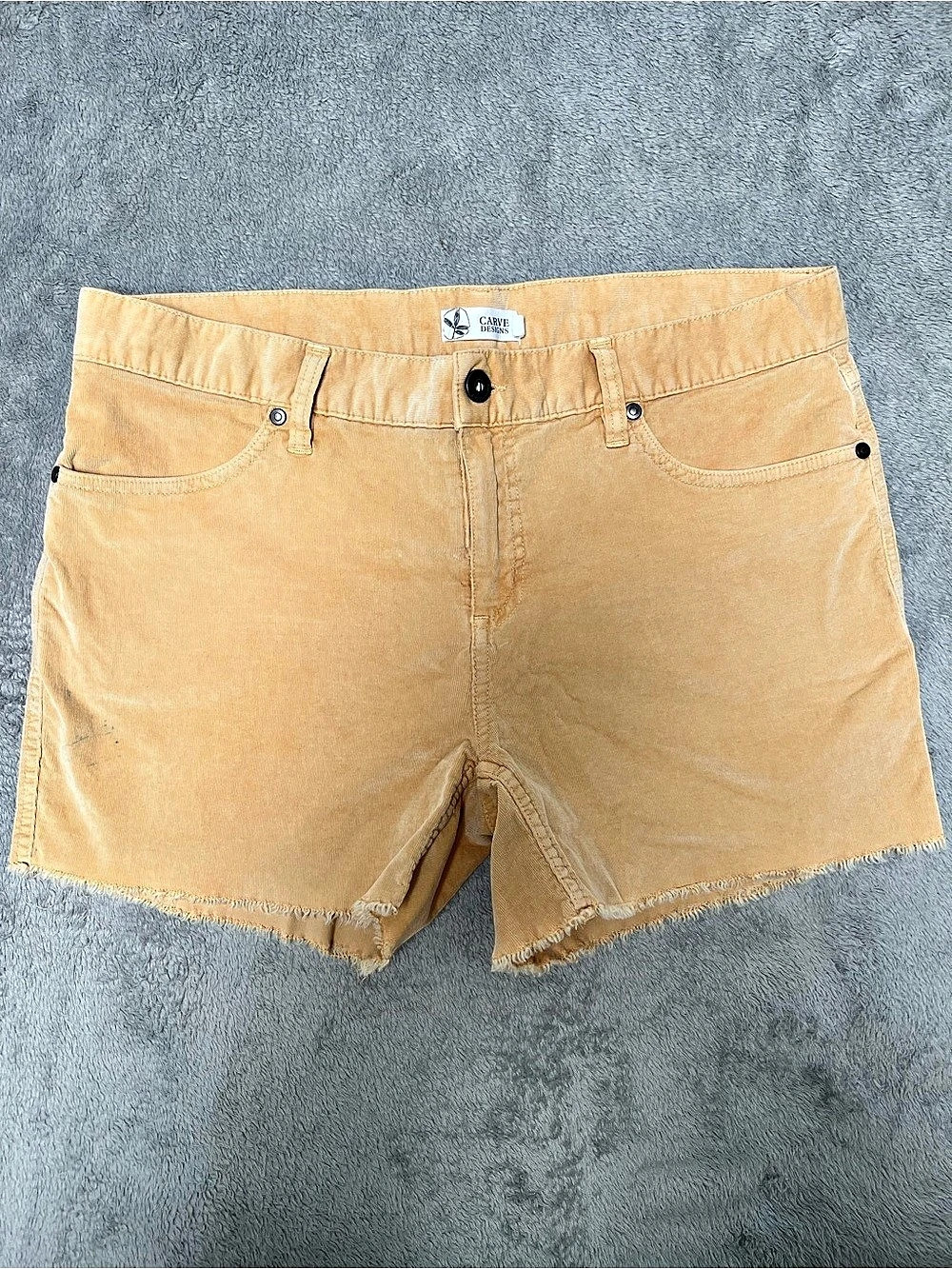 Carve Designs Women's Jean Shorts Size 8 Cotton Raw Hem